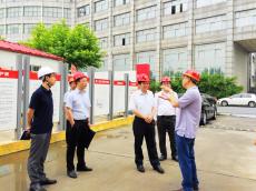 南航校長聶宏至民航樓項目調(diào)研智慧工地